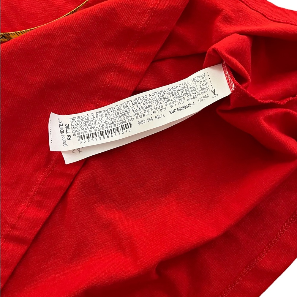 Zara Red Sweater with slouch sleeves - Picture 5 of 5